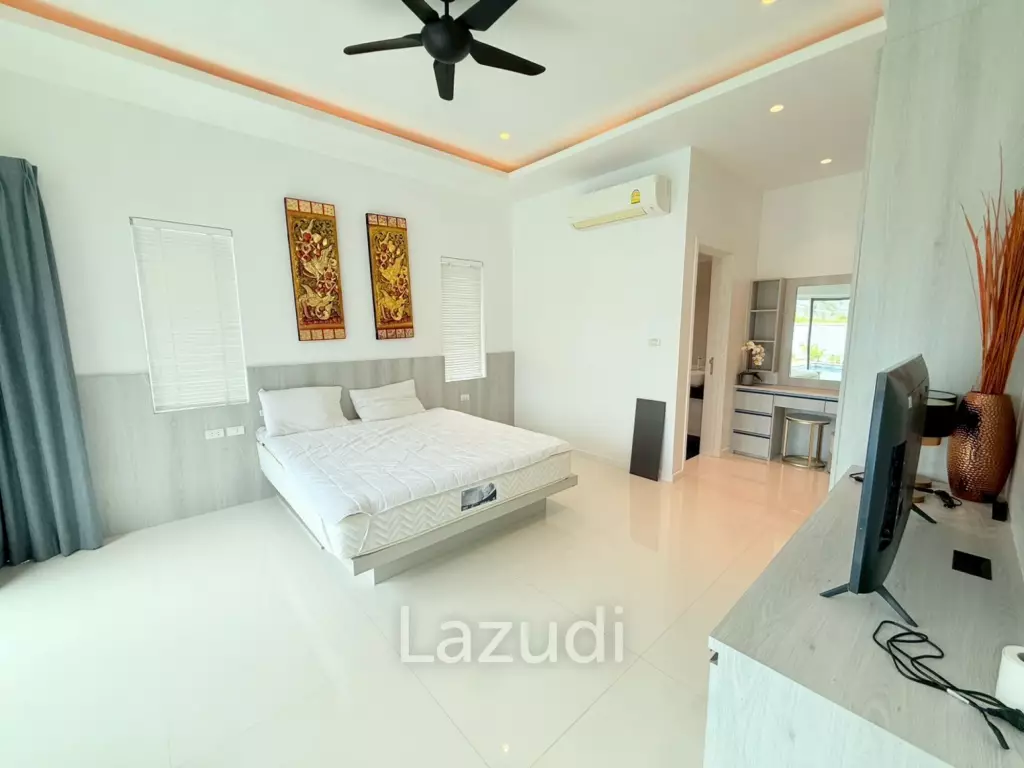 Spacious 3-Bedroom Pool Villa on 800 sqm Plot in Aria Hua Hin – Prime location