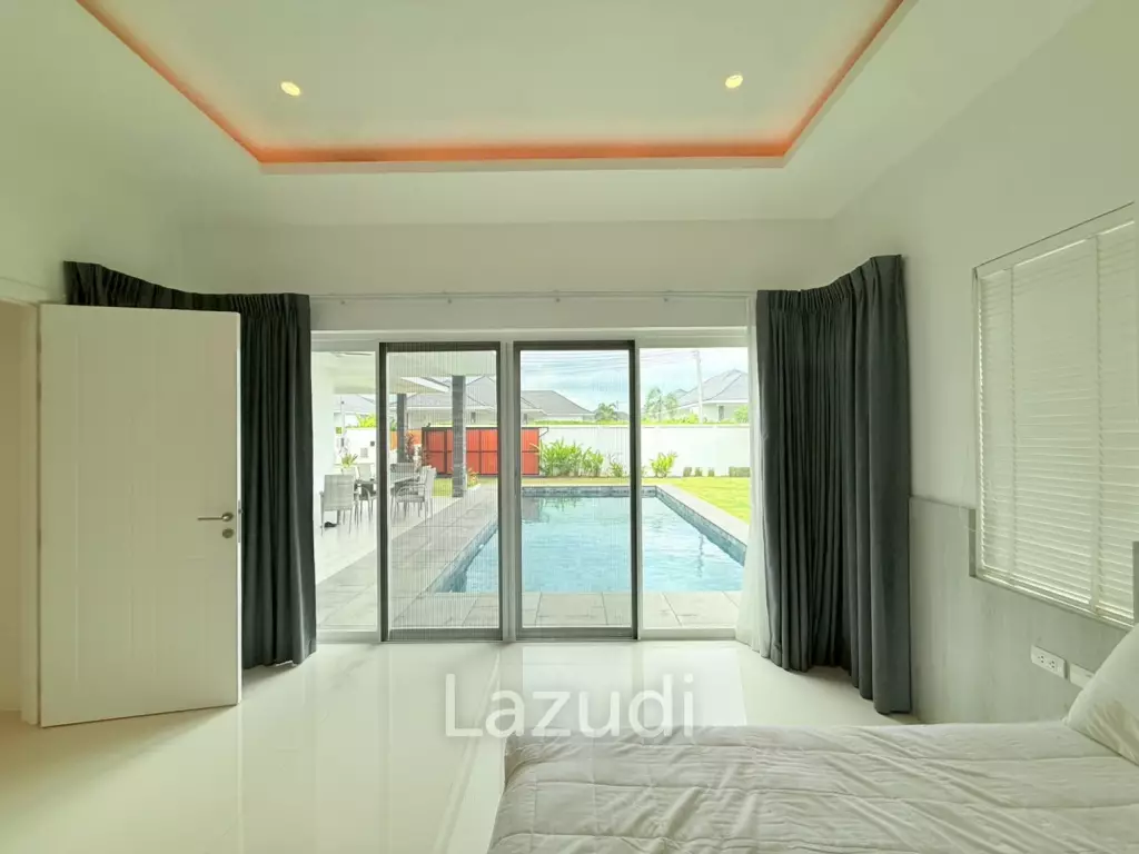 Spacious 3-Bedroom Pool Villa on 800 sqm Plot in Aria Hua Hin – Prime location