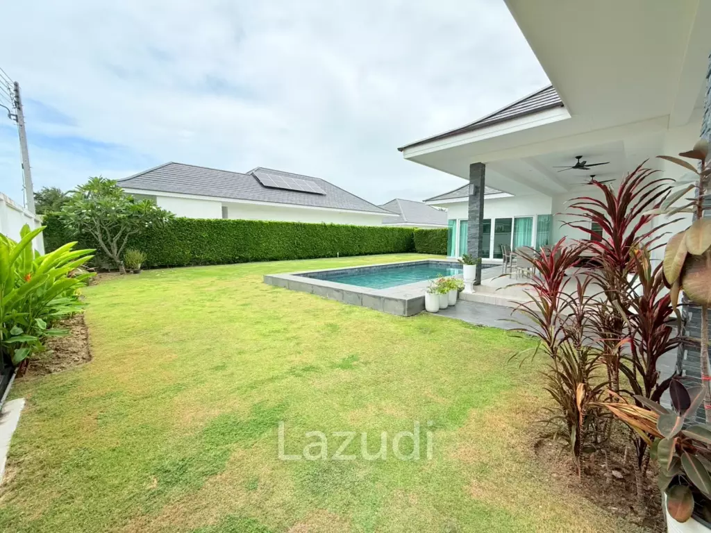 Spacious 3-Bedroom Pool Villa on 800 sqm Plot in Aria Hua Hin – Prime location
