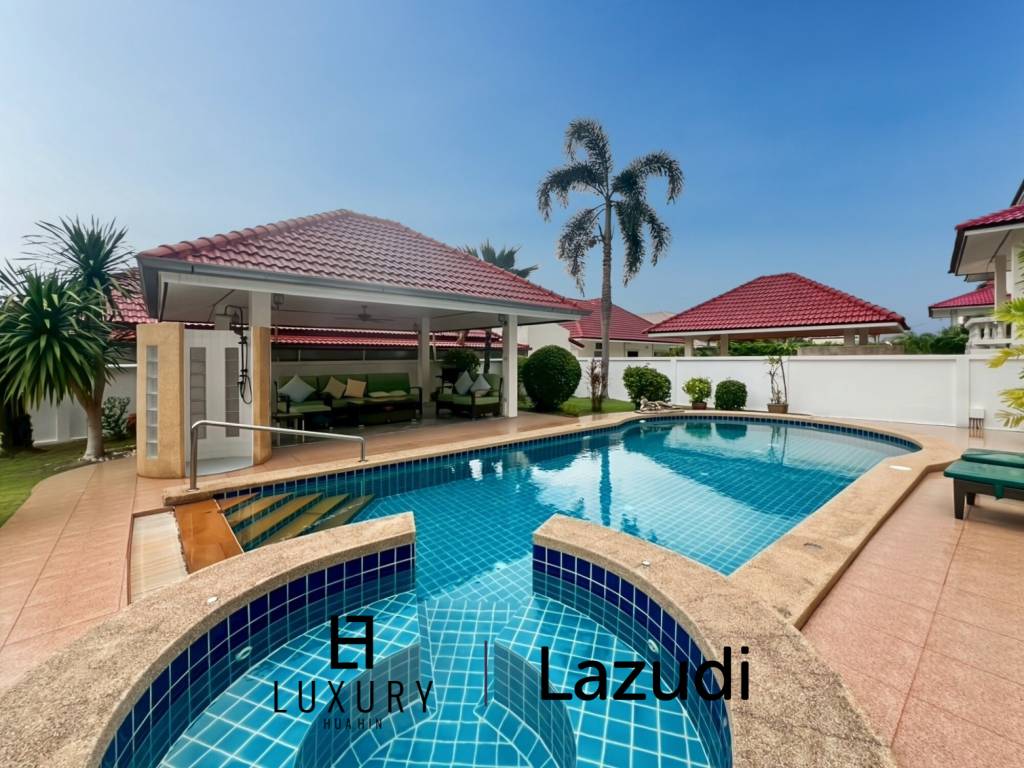 Cha Am: Villa de plain-pied de 3 chambres avec piscine