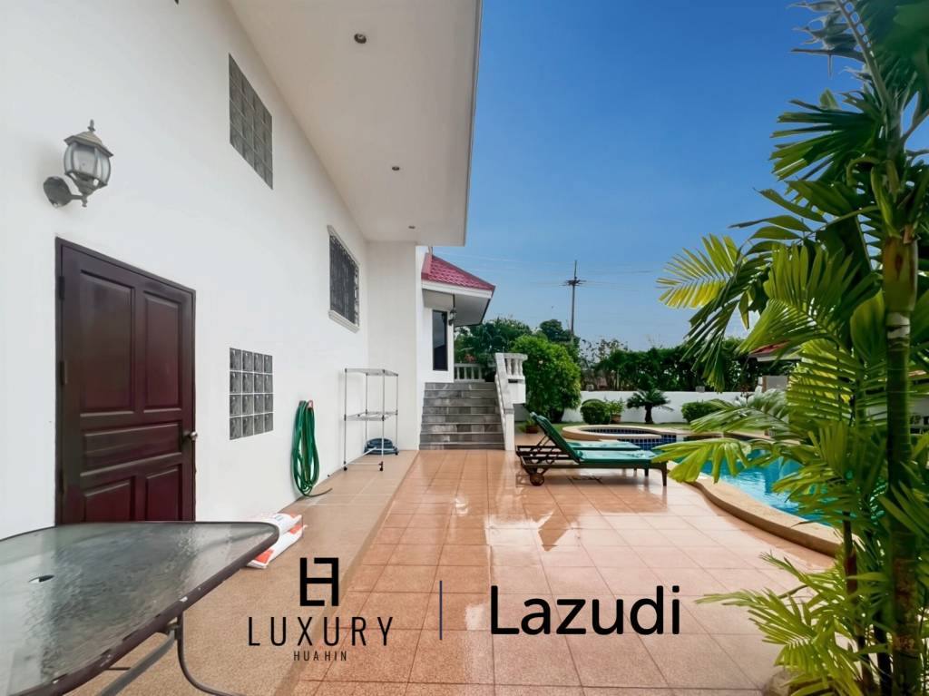 Cha Am: Villa de plain-pied de 3 chambres avec piscine