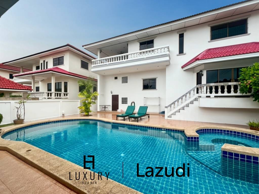 Cha Am: Villa de plain-pied de 3 chambres avec piscine