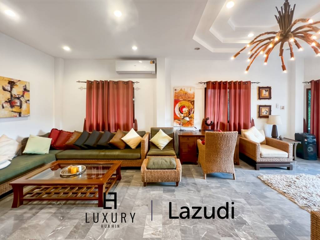 Cha Am: Villa de plain-pied de 3 chambres avec piscine