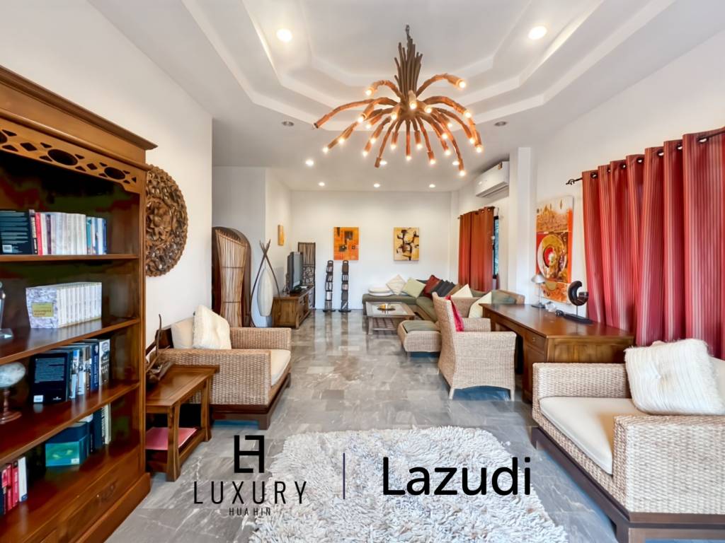 Cha Am: Villa de plain-pied de 3 chambres avec piscine