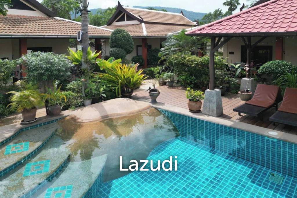 รีสอร์ทบูติกเขตร้อนสำหรับขายที่บ้านใต้ – เพชรเม็ดงามหายาก ห่างจากหาดพระอาทิตย์ตกเพียง 400 เมตร
