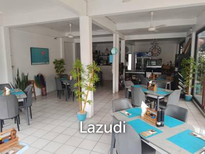 Turnkey Restaurant with Rooftop Apartment – Just 200m from Mae Nam Beach