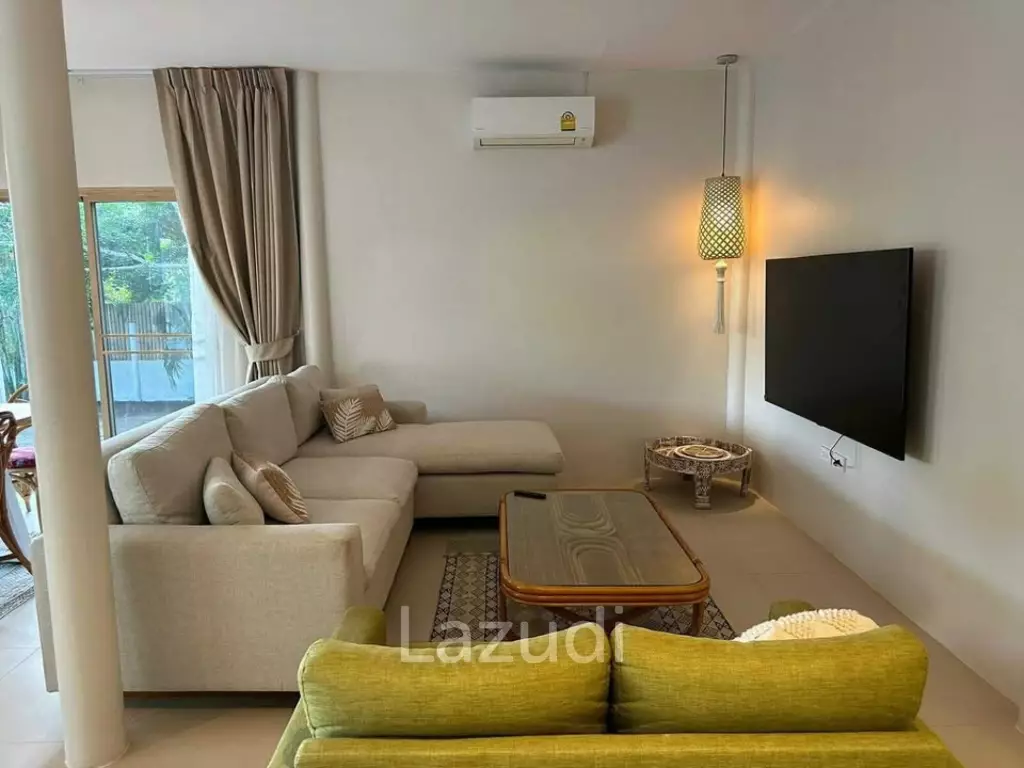 Furnished Charming Boho-Style Villa with Spacious Garden and Expansion Potential Pool
