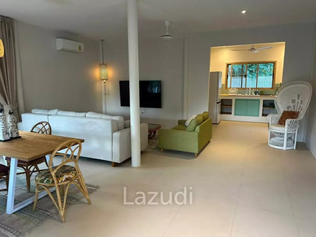 Furnished Charming Boho-Style Villa with Spacious Garden and Expansion Potential Pool