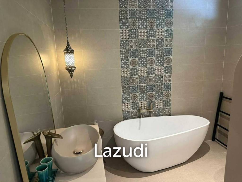 Furnished Charming Boho-Style Villa with Spacious Garden and Expansion Potential Pool