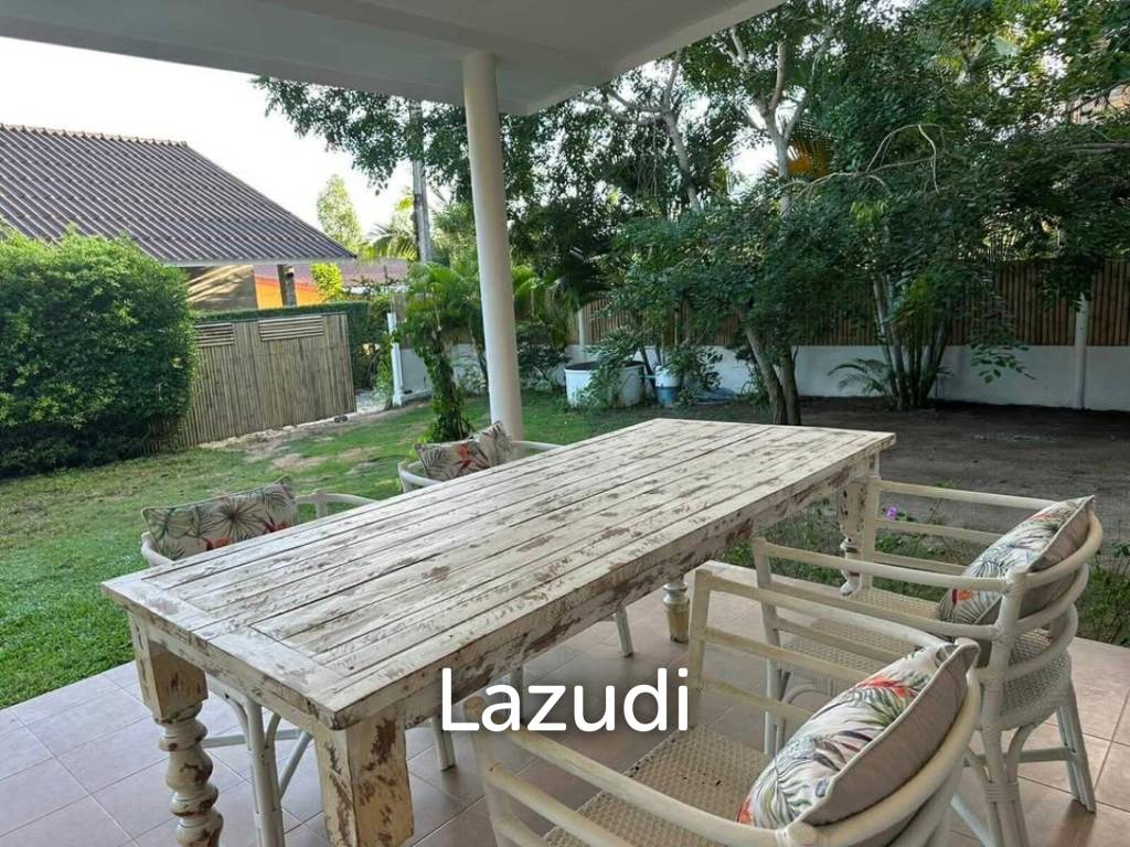 Furnished Charming Boho-Style Villa with Spacious Garden and Expansion Potential Pool
