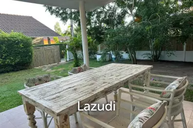 Furnished Charming Boho-Style Villa with Spacious Garden and Expansion Potential Pool