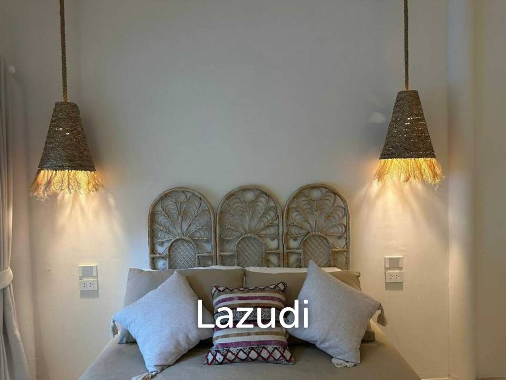 Furnished Charming Boho-Style Villa with Spacious Garden and Expansion Potential Pool