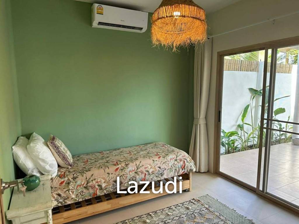 Furnished Charming Boho-Style Villa with Spacious Garden and Expansion Potential Pool
