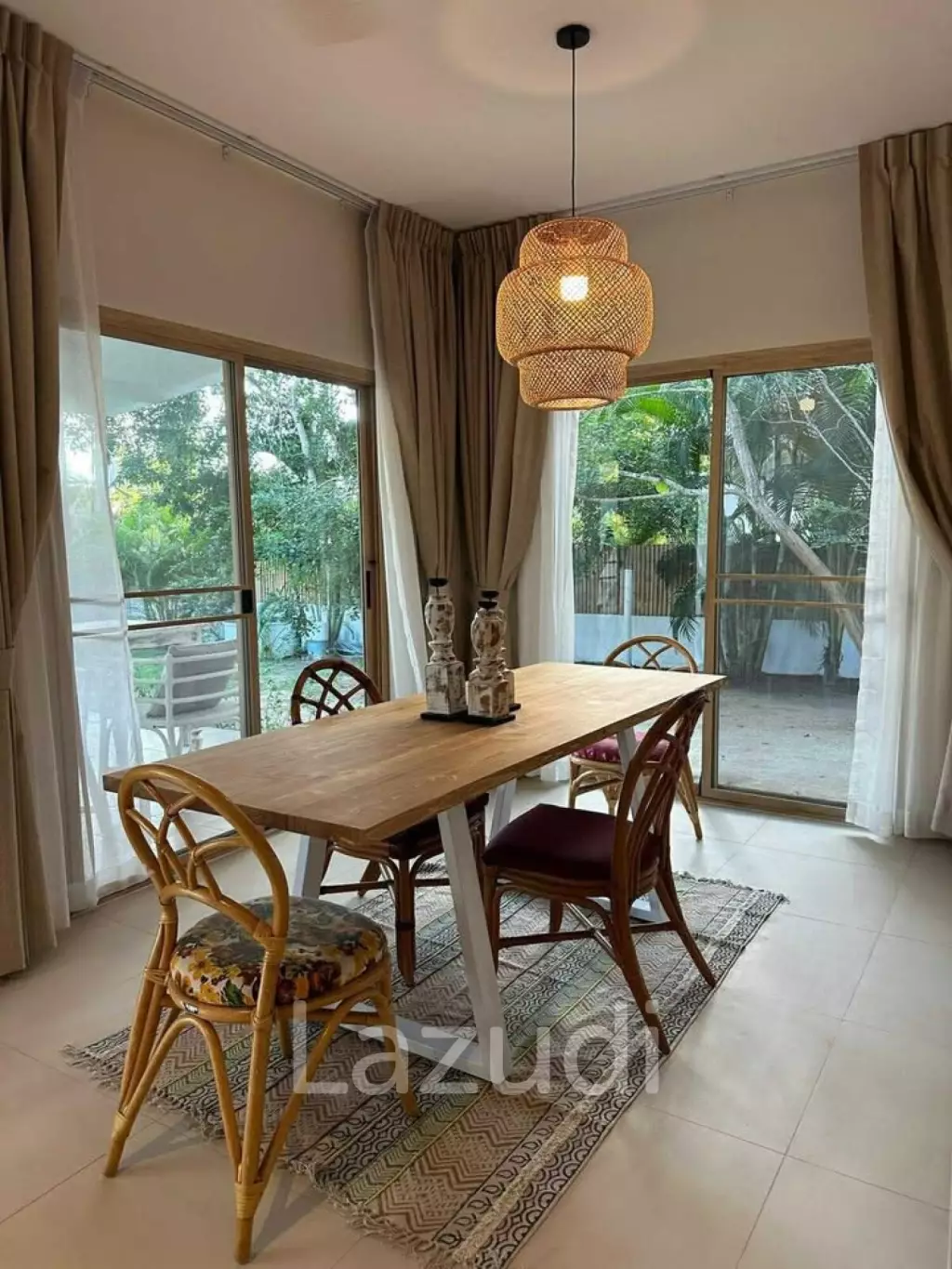 Furnished Charming Boho-Style Villa with Spacious Garden and Expansion Potential Pool