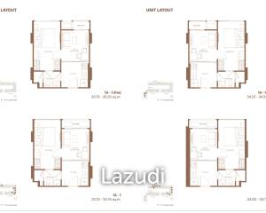 1 Bed 1 Bath  34 Sqm. Valles Haus