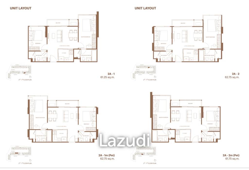 2 Bed 2 Bath 61 Sq.m. Valles Haus