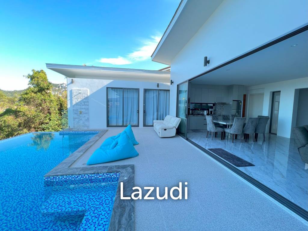 3-Bed Sea View Villa in Chaweng Noi, Ko Samui – Investment Opportunity with Expansion Potential