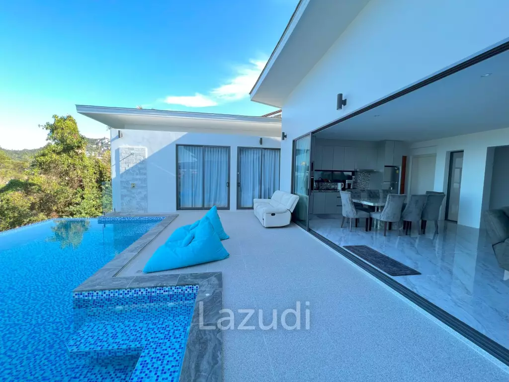 3-Bed Sea View Villa in Chaweng Noi, Ko Samui – Investment Opportunity with Expansion Potential