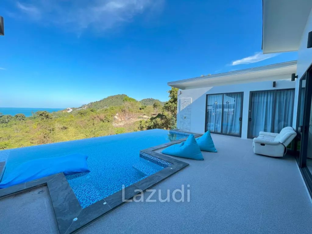 3-Bed Sea View Villa in Chaweng Noi, Ko Samui – Investment Opportunity with Expansion Potential