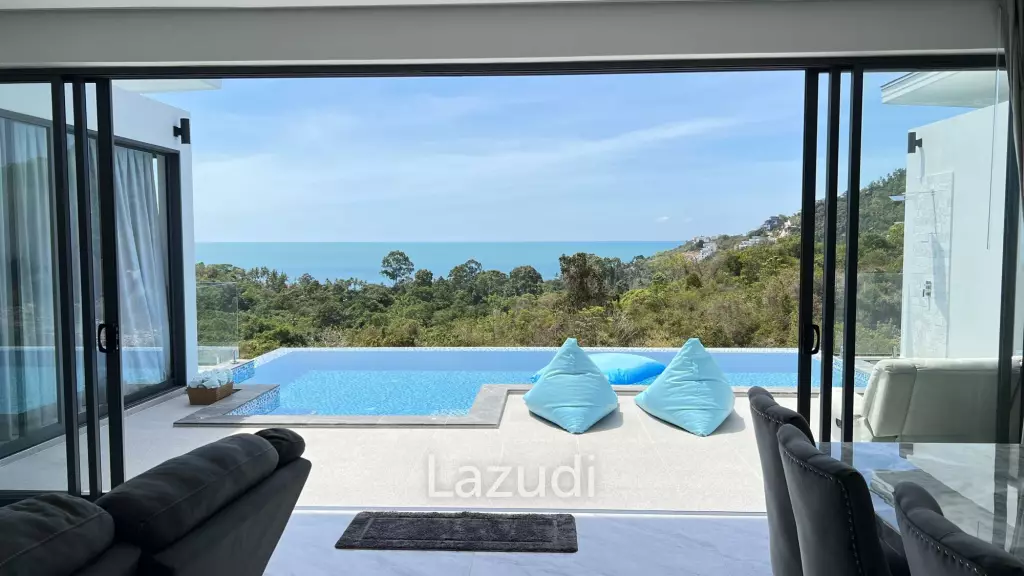 3-Bed Sea View Villa in Chaweng Noi, Ko Samui – Investment Opportunity with Expansion Potential