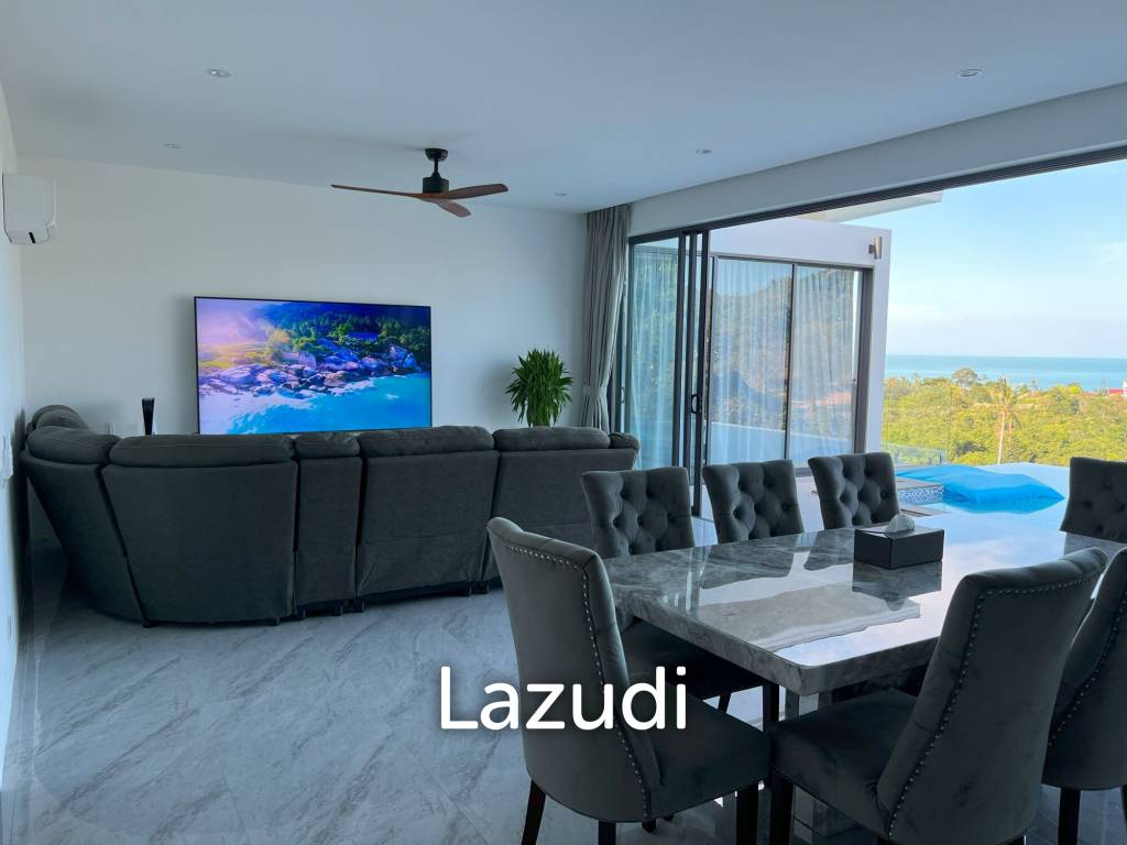 3-Bed Sea View Villa in Chaweng Noi, Ko Samui – Investment Opportunity with Expansion Potential