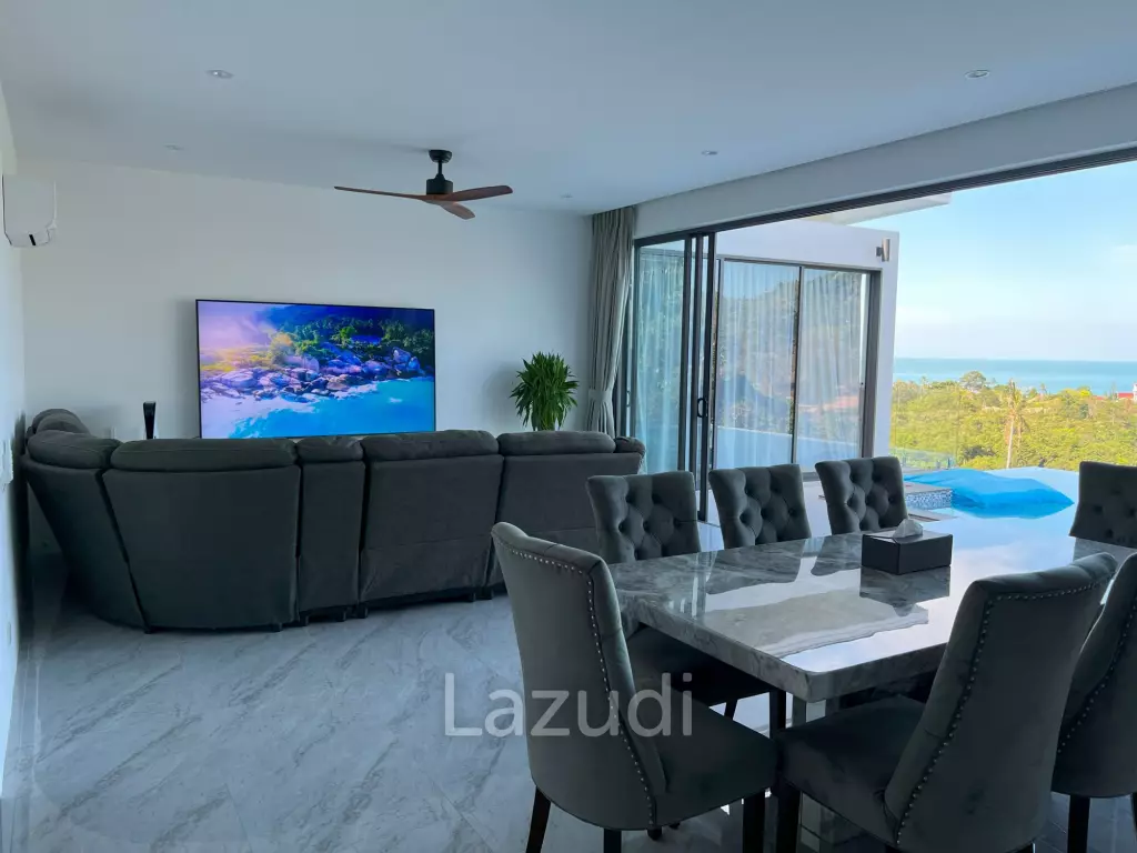 3-Bed Sea View Villa in Chaweng Noi, Ko Samui – Investment Opportunity with Expansion Potential