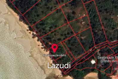 Rare Sunset Beachfront Land for Sale Near Four Seasons Samui