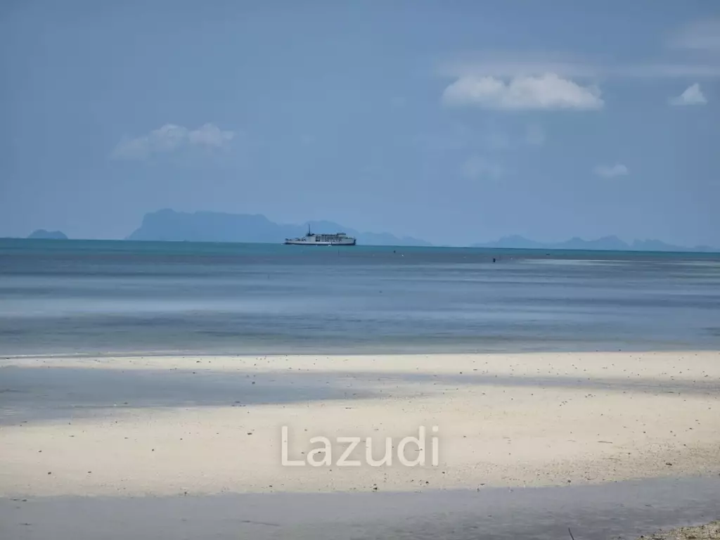 Rare Sunset Beachfront Land for Sale Near Four Seasons Samui