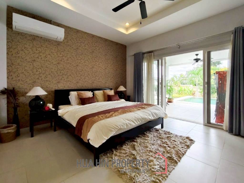 Modern 3 Bed pool villa close to Pineapple Valley golf