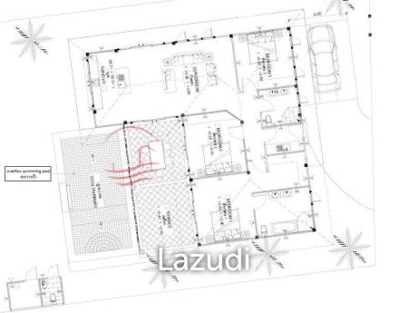 Modern 3 Bed pool villa close to Pineapple Valley golf