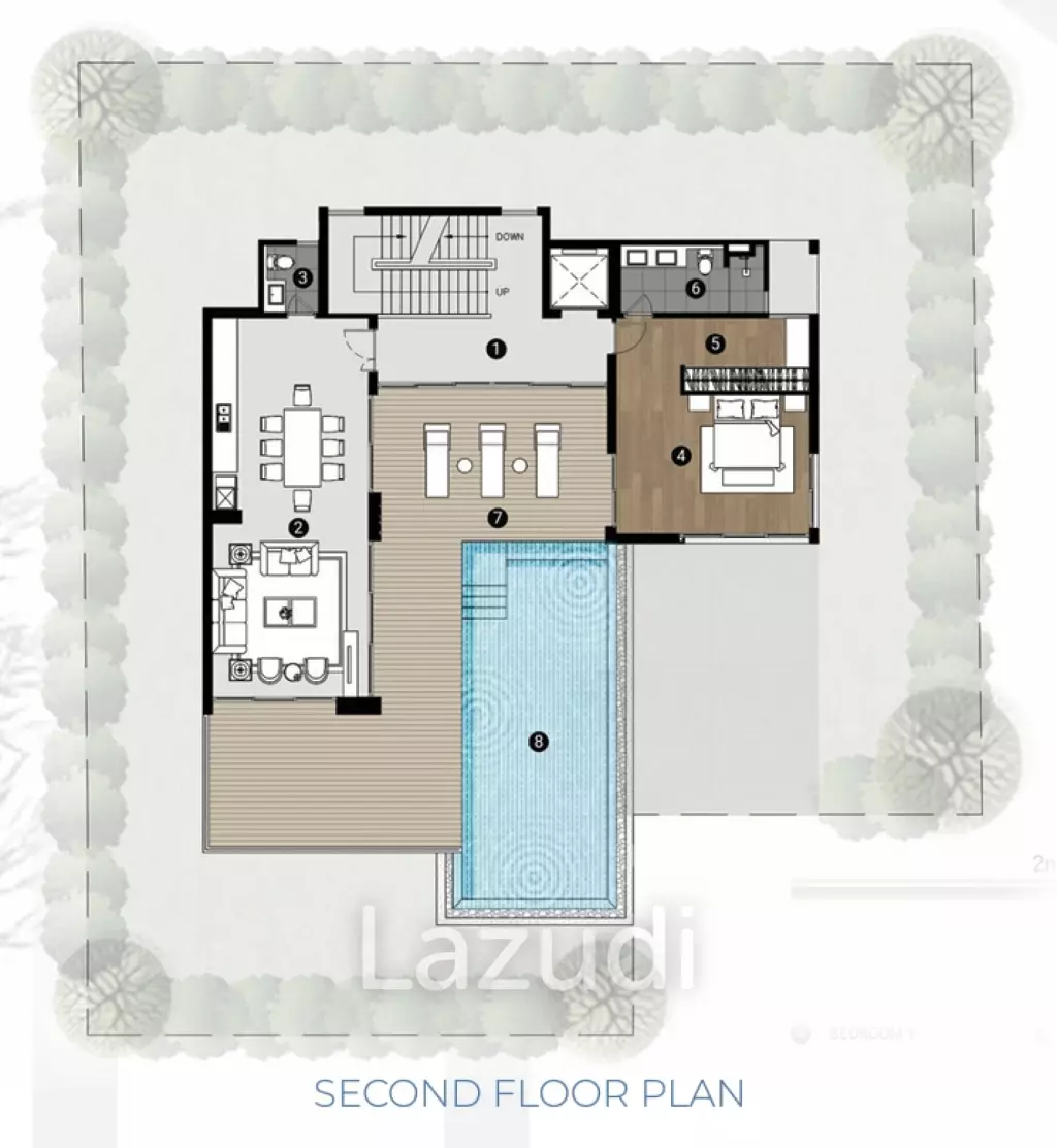 3-Bed Sea View Villa in Plai Laem