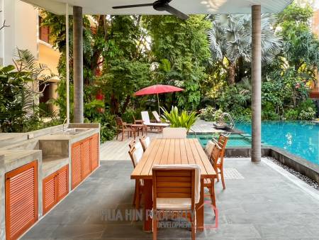 CASA DANG - Spacious 3-Bedroom Condo Just 100 Meters from Khao Takiab Beach