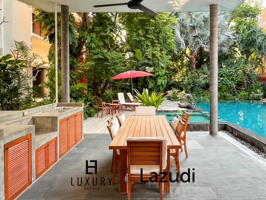 CASA DANG - Spacious 3-Bedroom Condo Just 100 Meters from Khao Takiab Beach