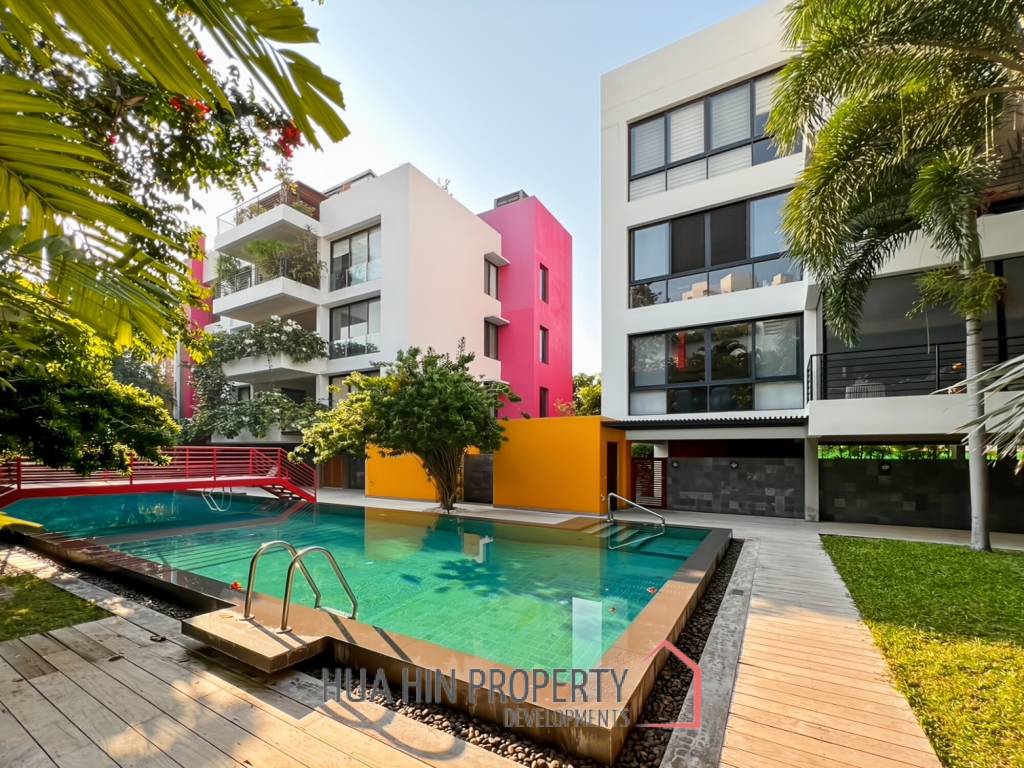 CASA DANG - Spacious 3-Bedroom Condo Just 100 Meters from Khao Takiab Beach