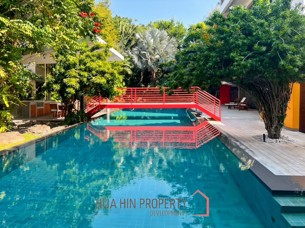 CASA DANG - Spacious 3-Bedroom Condo Just 100 Meters from Khao Takiab Beach
