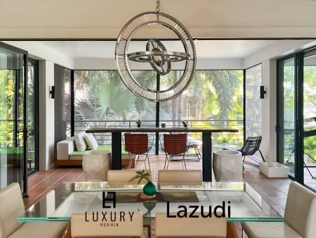 CASA DANG - Spacious 3-Bedroom Condo Just 100 Meters from Khao Takiab Beach