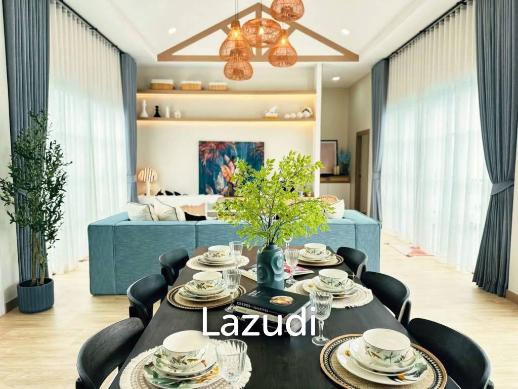 3 Bedrooms 4 Bathroom 170 SQ.M. Parkside Pool Villa