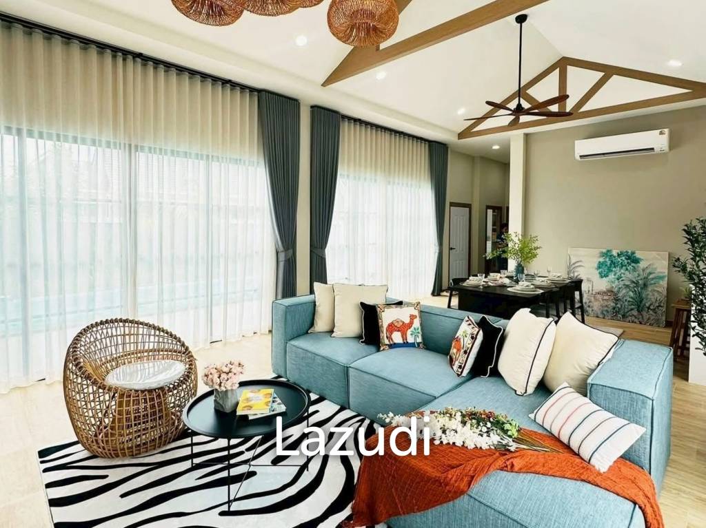 3 Bedrooms 4 Bathroom 170 SQ.M. Parkside Pool Villa
