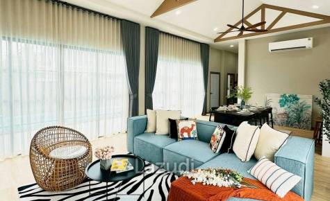 3 Bedrooms 4 Bathroom 170 SQ.M. Parkside Pool Villa