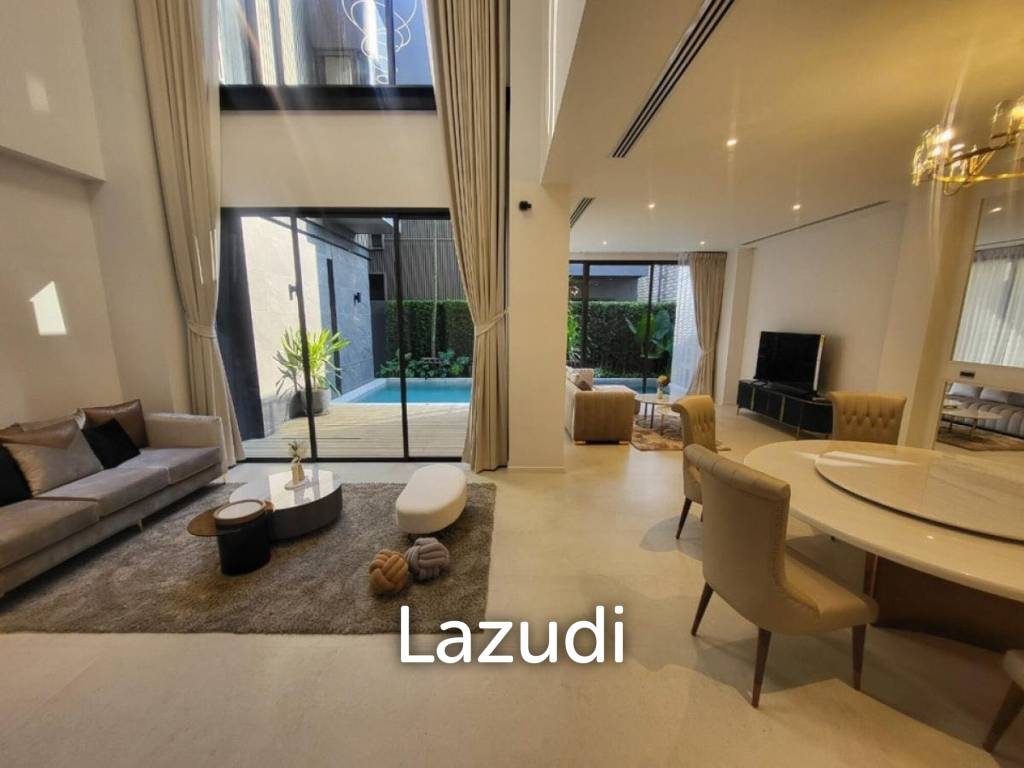 4bed 5bath maid room  552Sqm for rent at BuGaan Rama9 - Mengjai