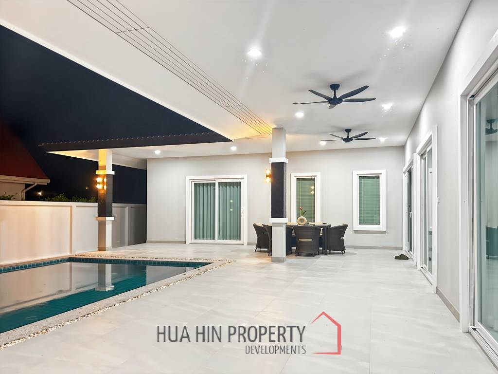 Modern 3 Bedroom Villa with Pool in Thap Tai, Hua Hin