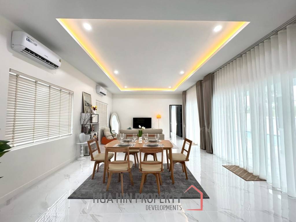 Modern 3 Bedroom Villa with Pool in Thap Tai, Hua Hin