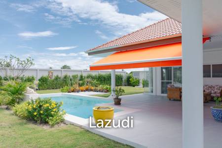 New 3 bed pool villa on a large corner plot