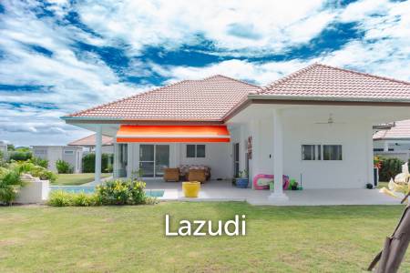 New 3 bed pool villa on a large corner plot