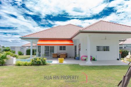 New 3 bed pool villa on a large corner plot
