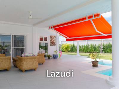 New 3 bed pool villa on a large corner plot