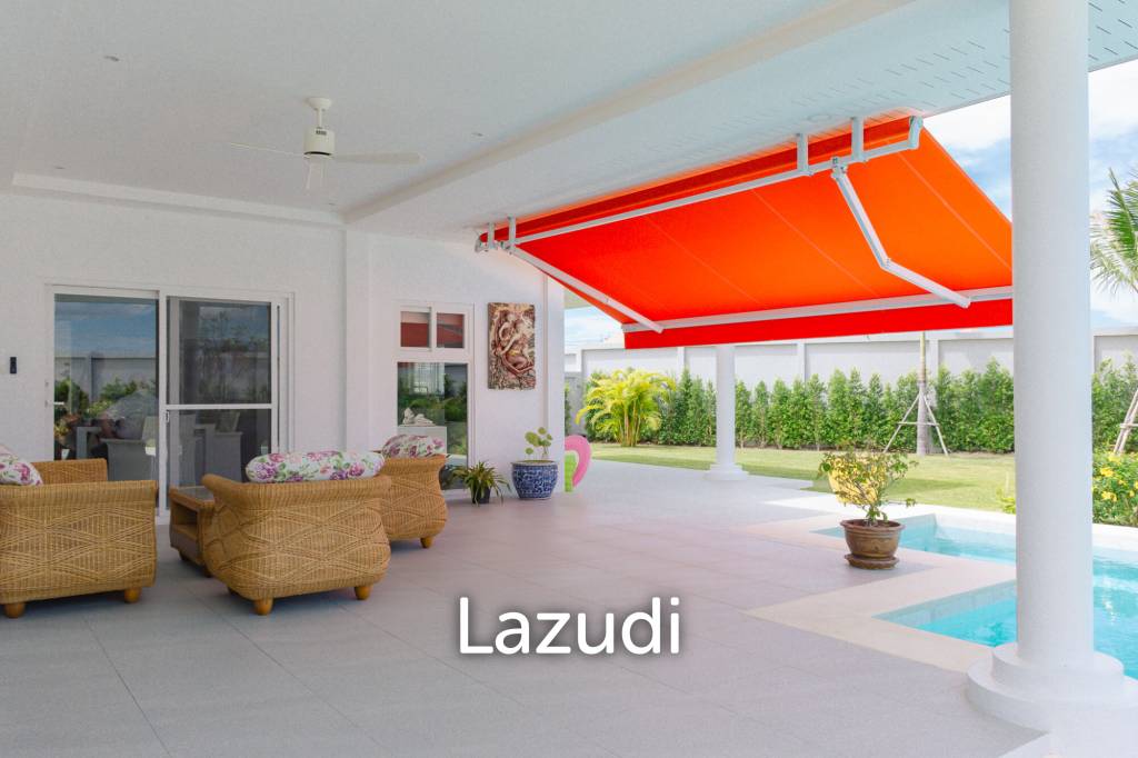 New 3 bed pool villa on a large corner plot