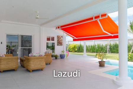 New 3 bed pool villa on a large corner plot