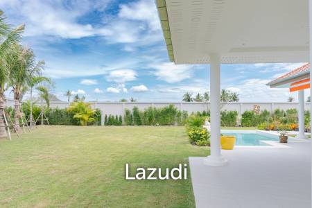 New 3 bed pool villa on a large corner plot