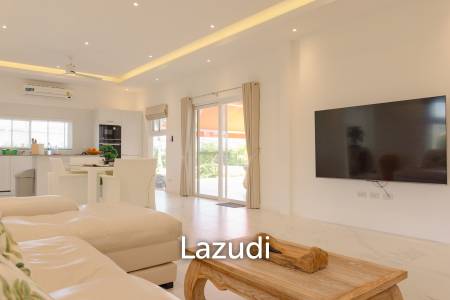 New 3 bed pool villa on a large corner plot